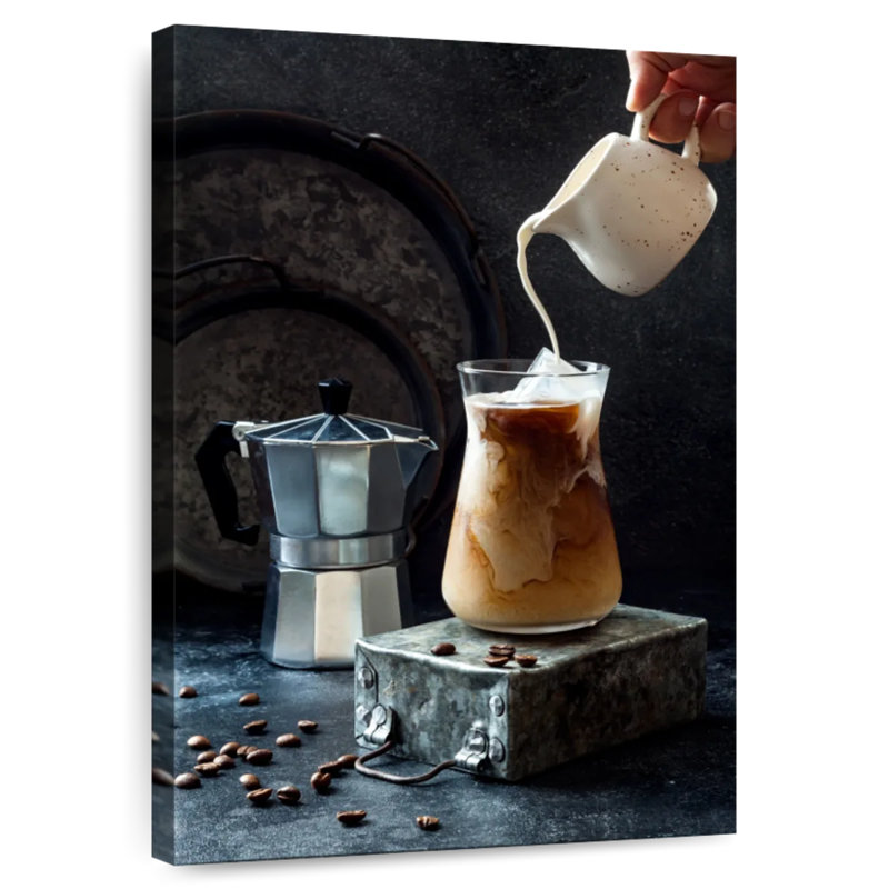 Yarlin Iced Coffee, 51" H x 34" W