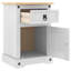 45cm W Solid Wood Bedside Table