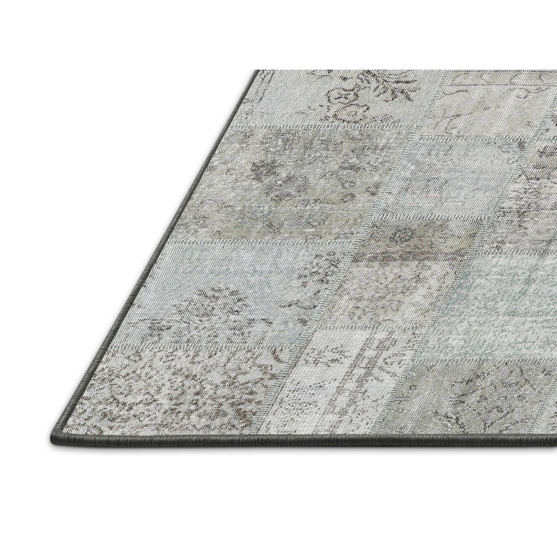 Tapis gris zone contemporaine, Rectangle 2 pi x 3 pi