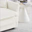 Ensemble de canapé modulaire, ensemble de salon moderne à 1 + 3 places avec structure en bois massif | Blanc neige | Chenille-811176201