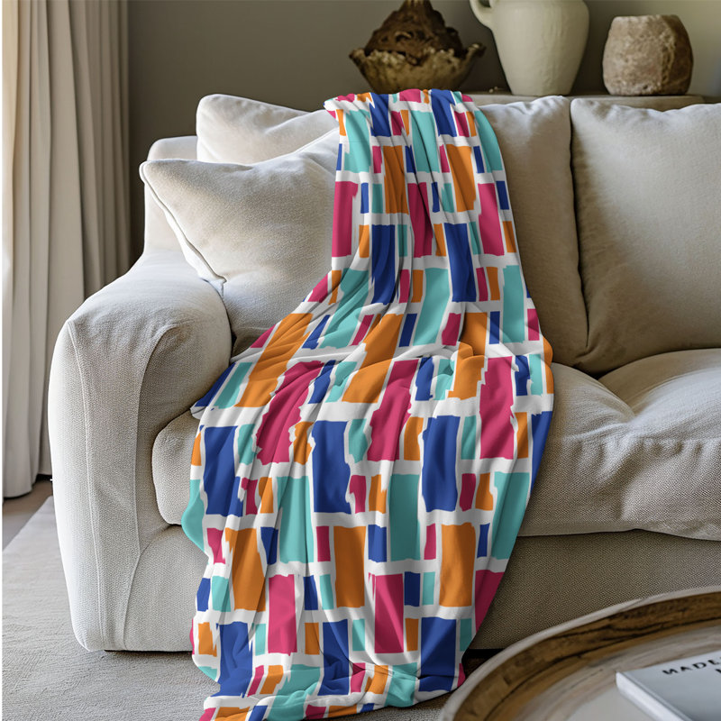 Tranquil Flash - couverture sherpa de qualité supérieure 0013, L 60 po x L 80 po
