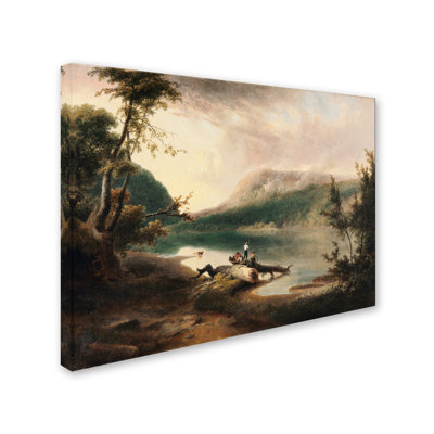 « delaware water gap », reproduction sur toile tendue