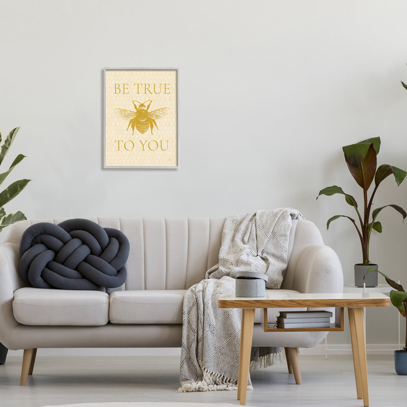 True To You Beehive, Plaque murale, H 16 po x l 16 po x P 1,5 po