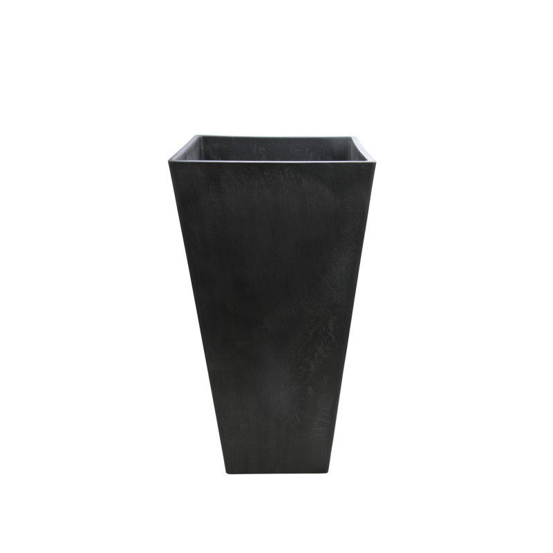 Planter Box, 28" H x 13" W x 13" D, Black