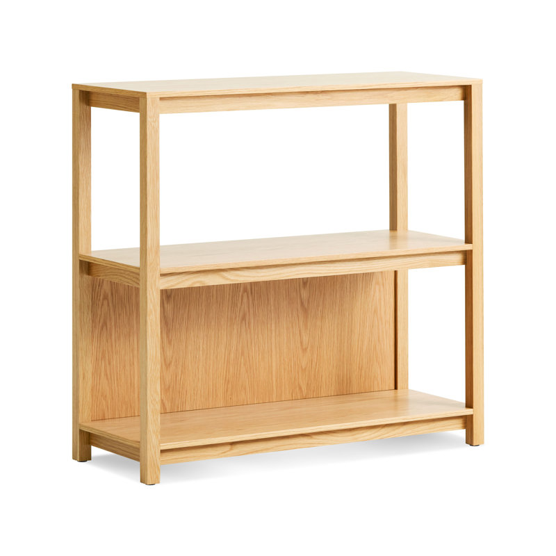 Open Plan Bookcase, White Oak