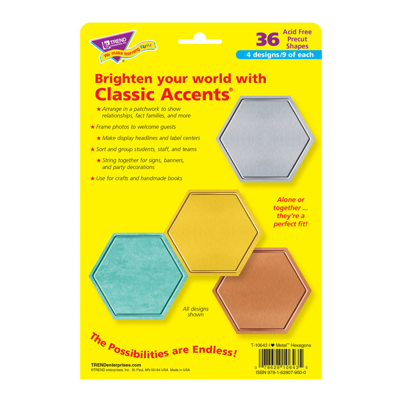 Tendance tendance hexagones classiques