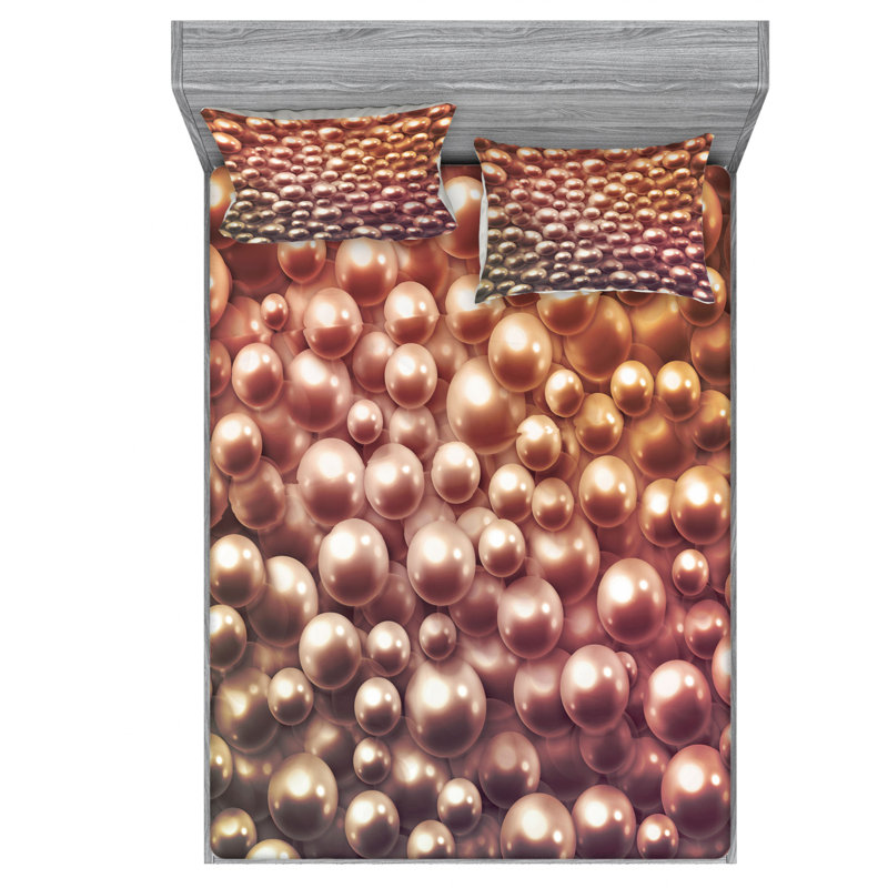 Microfiber Sheet Set, Queen Sheet Set with Fitted Sheet