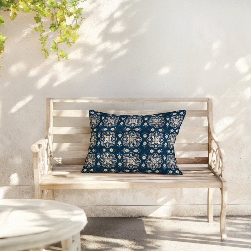 Coussin extérieur Skye, Bleu