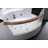 59'' x 59.13'' Whirlpool Bathtub with Faucet