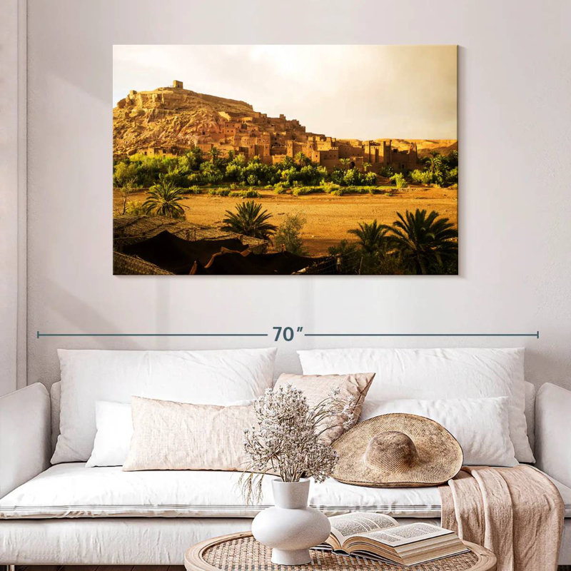 Ville antique marocaine de Nicci, H 32 po x l 48 po