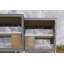 Paravents en co-extrusion en plastique et en plastique 79 po x 2,4 po, tube creux au plafond WPC, panneaux de décoration architecturaux-104924850
