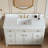 43 inch Aurora Quartz Vanity Top