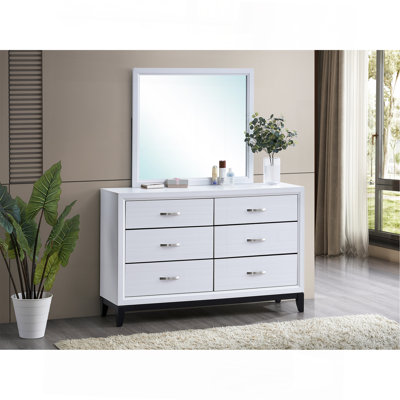 Commode Glasgow G04390-D (miroir non inclus), blanc