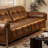 Mid-Century Brown Straight Living Sofa