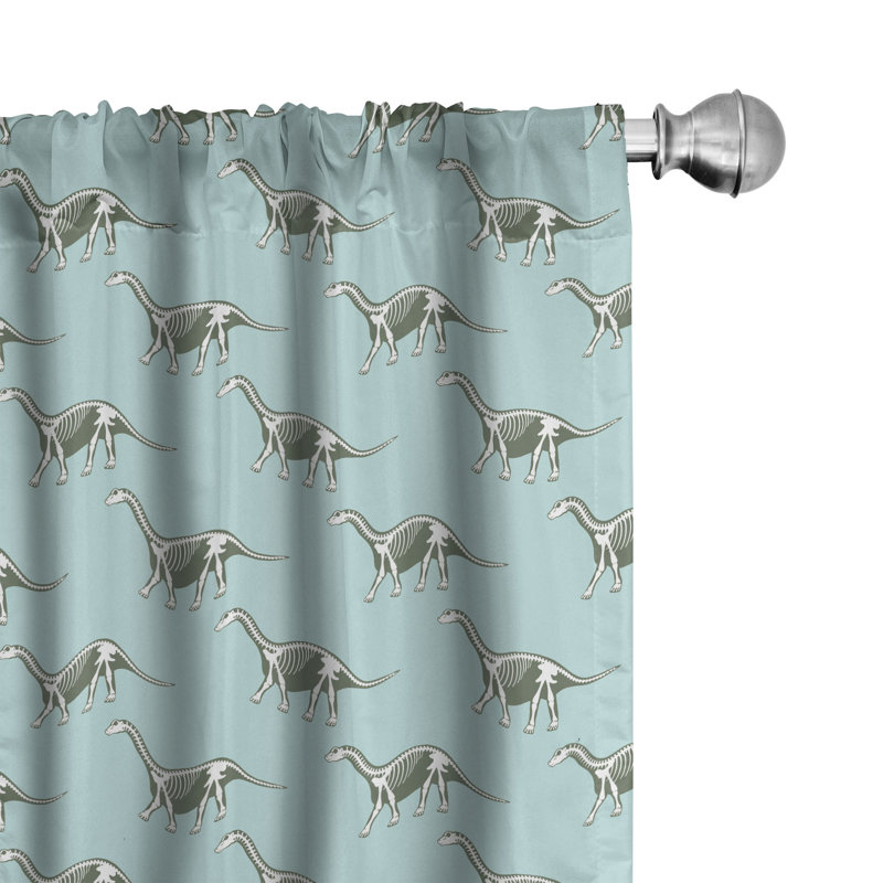 Rideaux à 4 panneaux East Urban Home, L 28 po x L 95 po