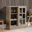 Armoire à vin avec rangement et présentoir à vin