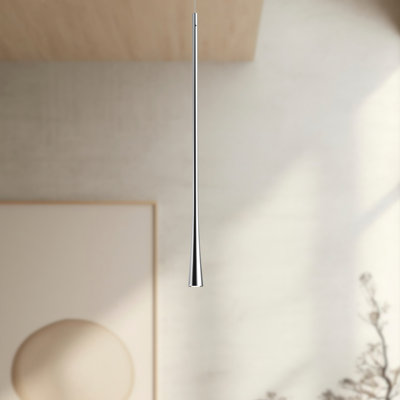 Luminaire suspendu cylindrique à DEL Taper