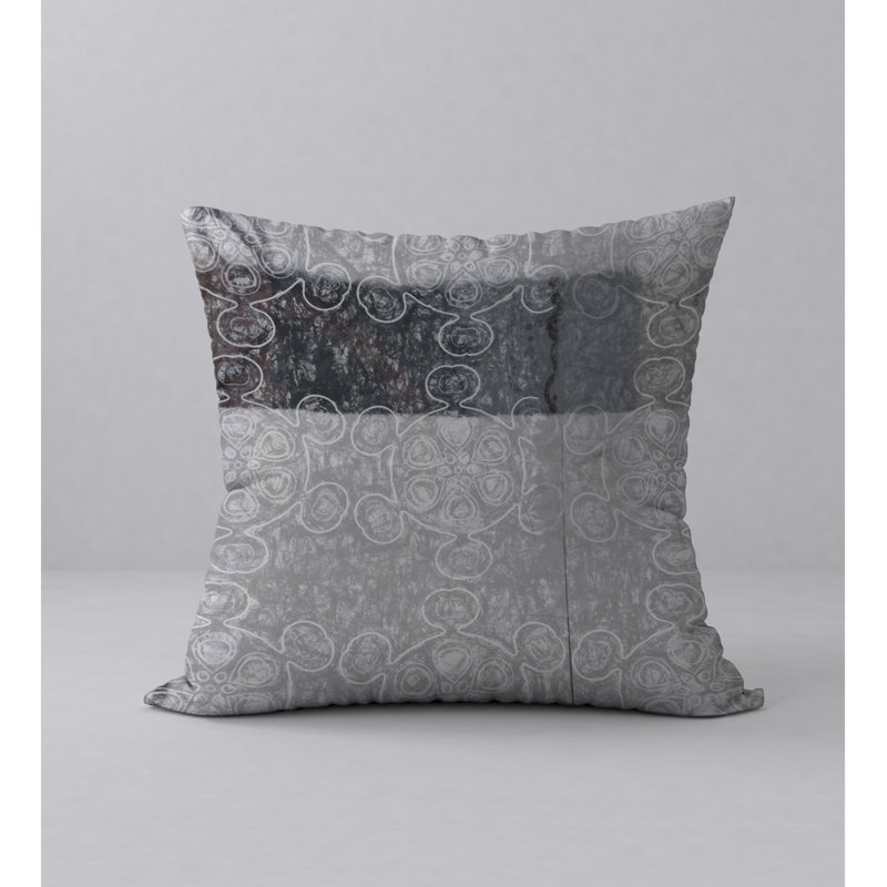Abstract Reversible Throw Pillow, 20" x 20"