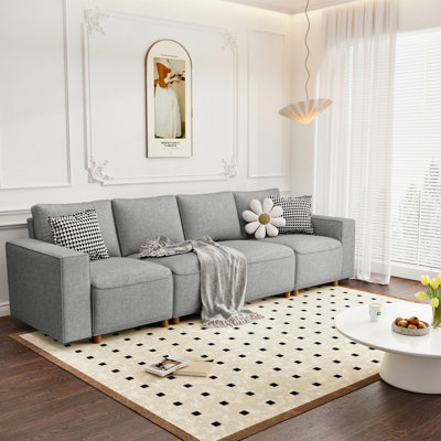 Rodericus 118'' Upholstered Sofa