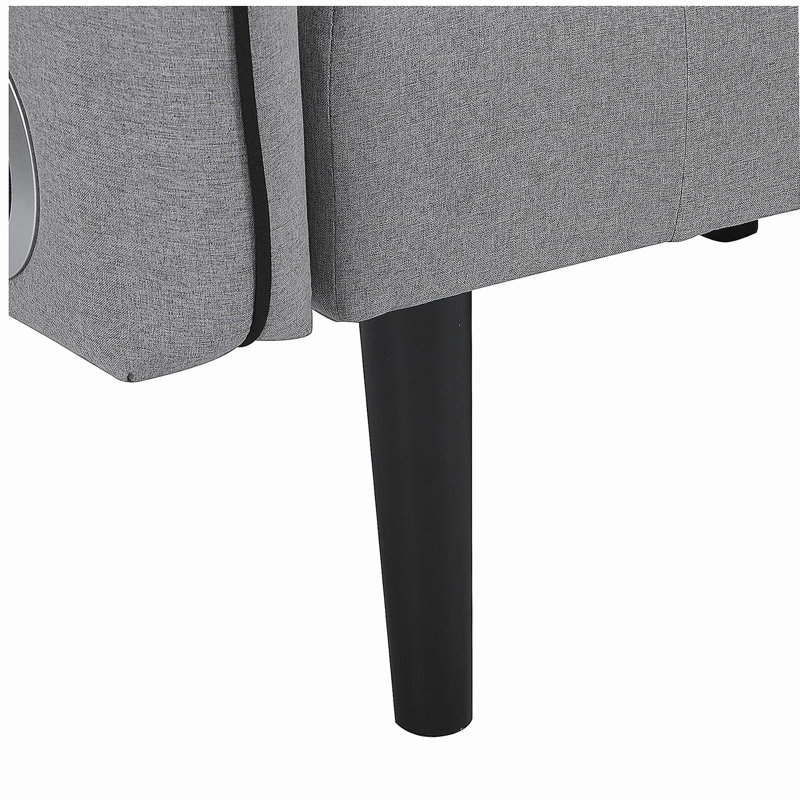 Folding Single Sofa Bed with Stereo (Gray)