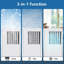 8000 BTU Portable AC - 3-in-1 Cool/Dehumidify/Fan for 300SqFt Remote 24H Timer  Sleep ModeWhite