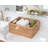 Rattan Rectangular Basket with Cutout Handles-1639638555-1639638559