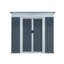 Remise de rangement extérieure pour toit-terrasse de 6 pi x 4 pi-111472391-124436162