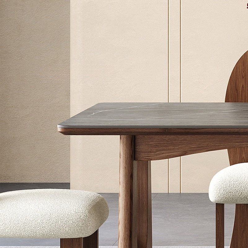 Ensemble de table de salle à manger luxueuse de style italien, H 29,5 po x L 70,8 po x l 31,5 po
