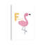 Animal Alphabet F - impression d'art graphique-52841463-52841465-52841480