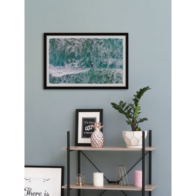 Big Wave Surfer by Karolis Janulis - Single Picture Frame Painting