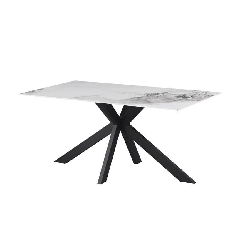 Tokyo Medium 1.6m Ceramic Dining Table, White