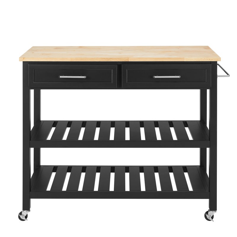 Murin Kitchen Cart, Black