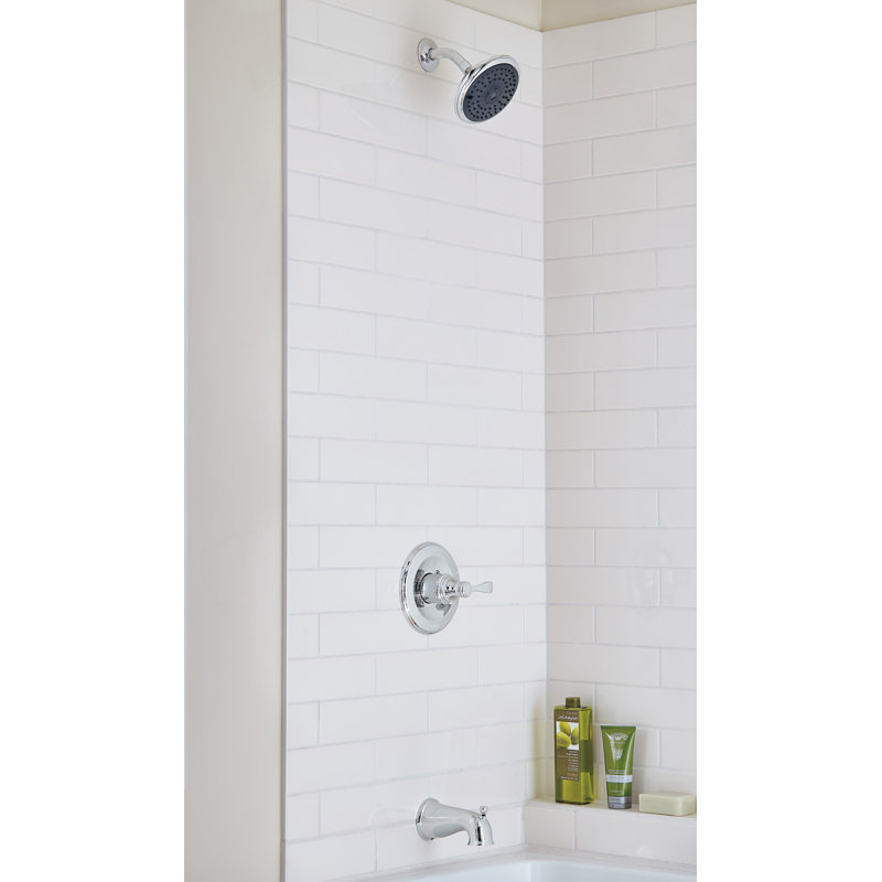 Robinet de baignoire et de douche à pression équilibrée avec valve brute et moniteur Porter