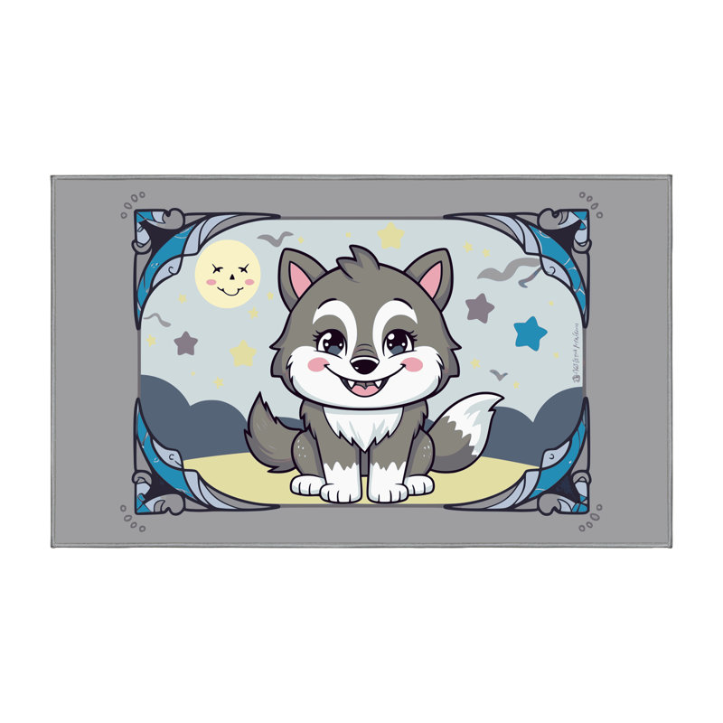 Tapis de vacances d'Halloween The Holiday Aisle®, Rectangle 6 pi x 9 pi