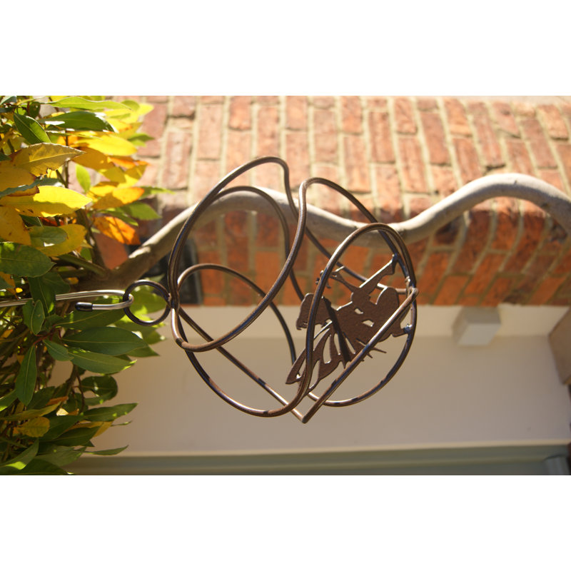 Verlaine Metal Garden Art, Brown