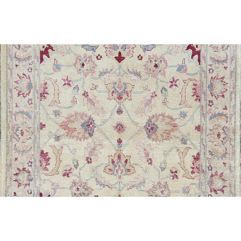 Hand-Knotted High-Quality Beige Area Rug