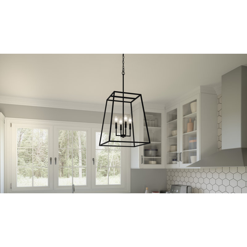 Nargesh 4 - Light Single Pendant, Matte Black