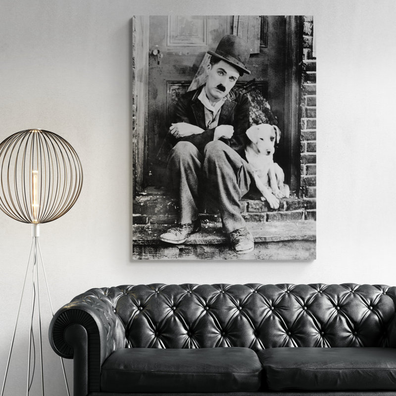 Charlie Chaplin a Dog's Life Move - Wrapped Canvas Art Prints on Canvas, 61cm H x 41cm W