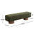 Boucle Fabric Bench, 300 Lbs, No Assembly, Pleasant Seating - Assembly Bench For Living Room And Dining, 11" Foam Core Structure-269178597