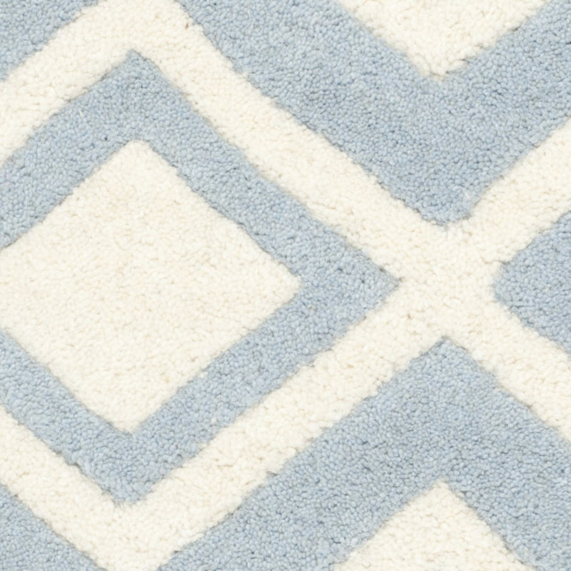 Deedie Hand Tufted Wool Geometric Rug, Rectangle 8'9" x 12'