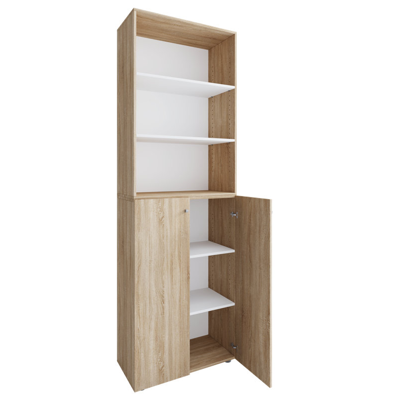 18 Pair Shoe Storage Cabinet, Sonoma Oak