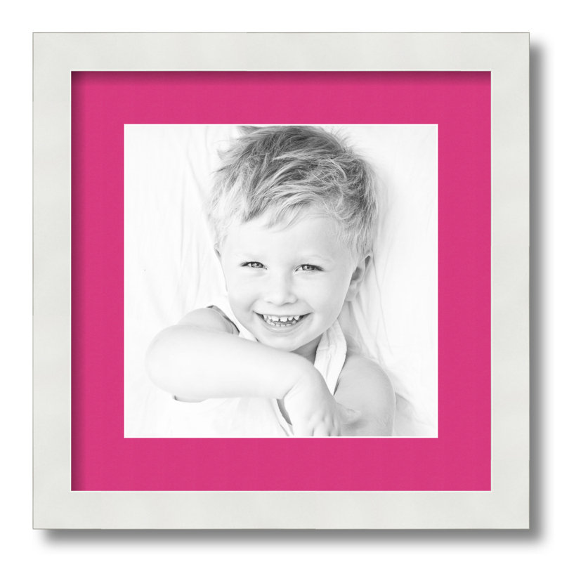 White Single Picture Frame, Tulip