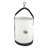 12 in. 1-Pocket Utility Tool Bucket in White with Hook