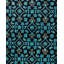Tapis noir / bleu unique 2 pi 7 po x 12 pi 2 po Dailah