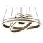 1 - Light Brushed Brass LED Pendant