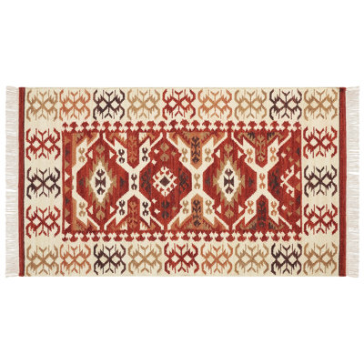 Baudilia Southwestern Hand Woven Area Rug