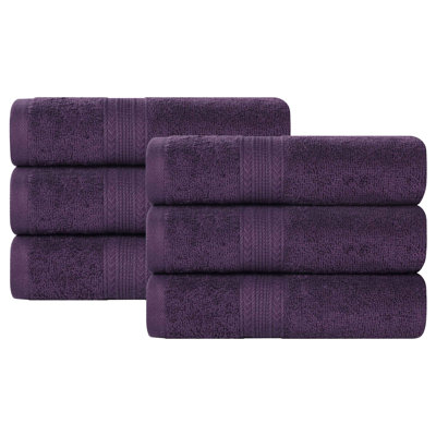 Hannu 450 GSM Eco-Friendly 100% Ringspun Sustainable Cotton Solid Hand Towel Set