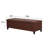 Faux Leather Upholstered Storage Bench-1241990452