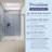 44" - 48" W x 75” H Frameless Single Sliding Glass Shower Doors | 3/8” Thickened Clear Tempered Glass | Leak-Proof | Durable Stainless-Steel Hardware | Adjustment Uneven Walls-99487387
