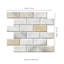 Selene Oro Subway 12 in. x 12 in. Honed Marble Mosaic Floor and Wall Tile